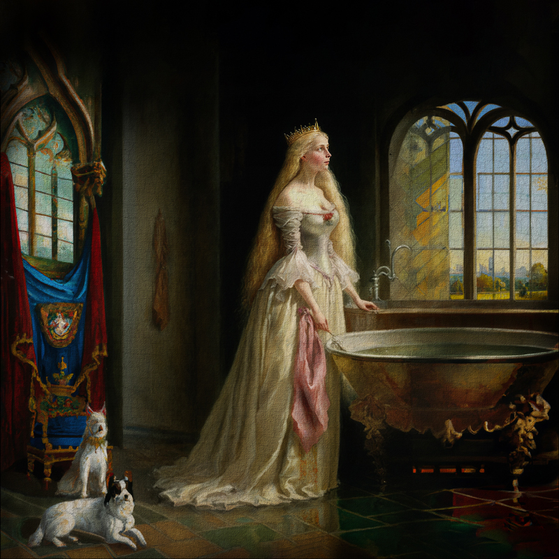 Princess and the Bath