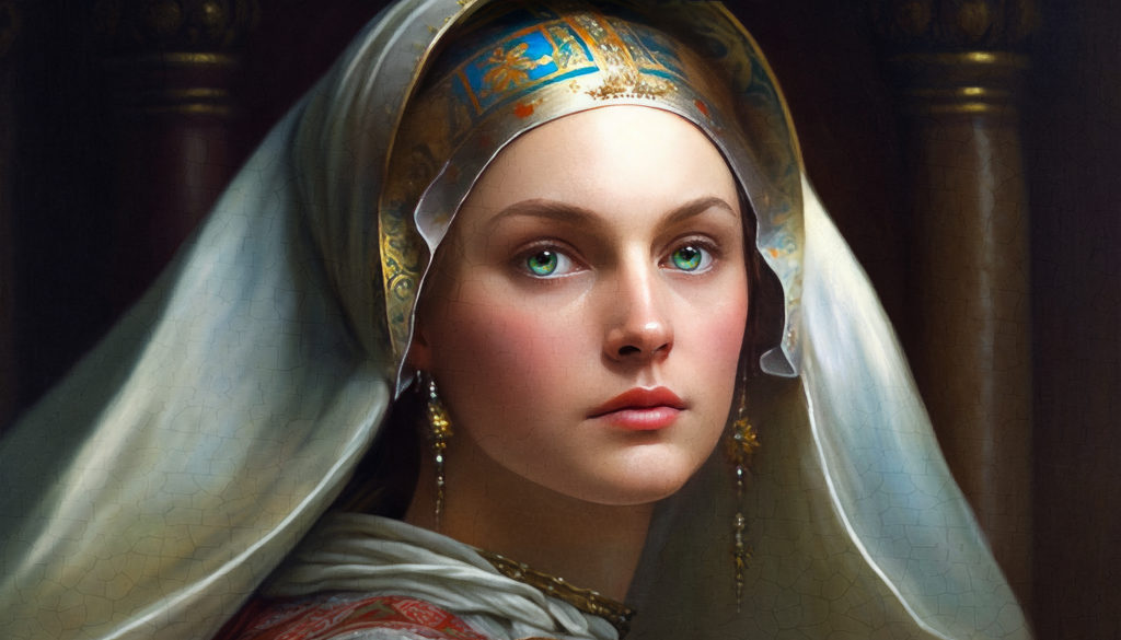 Russian Woman Renaissance Painting